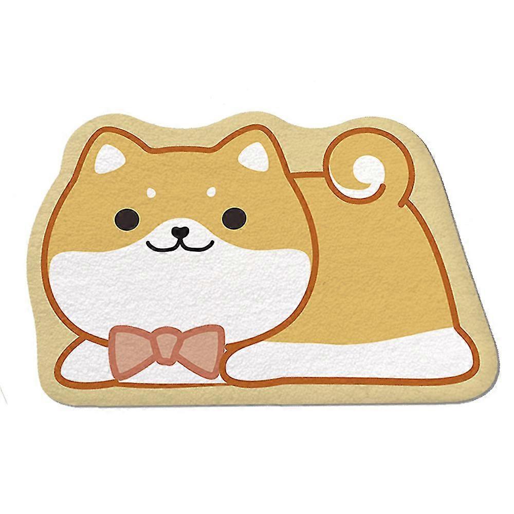 Cartoon Panda Cute Bathroom Mat, Super Absorbent Carpet