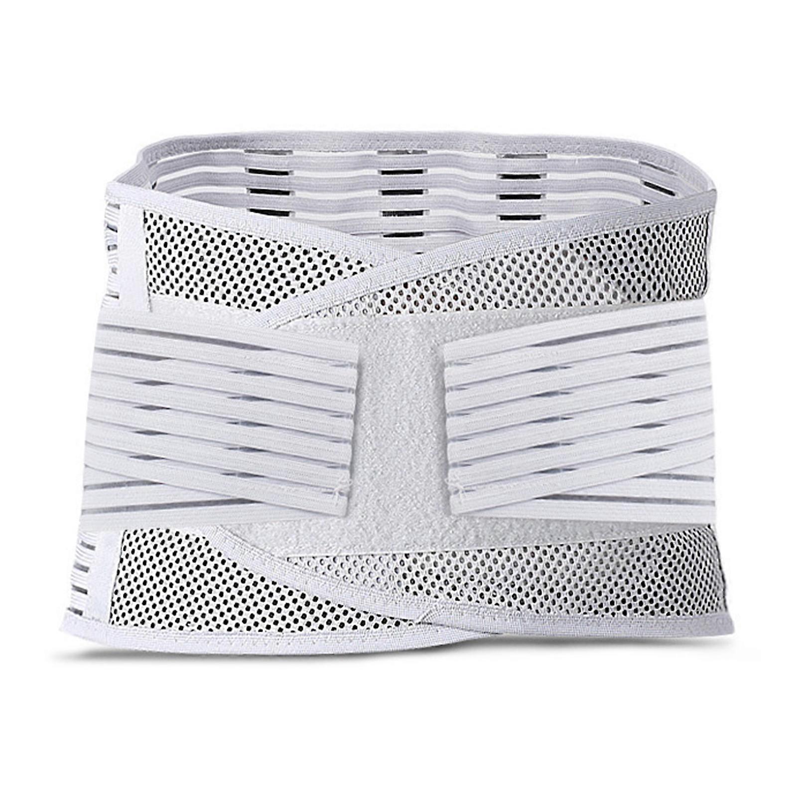 حزام دعم خلفي مشد لتقويم العظام مع أحزمة مزدوجة قابلة للتعديل للسيدات والرجال