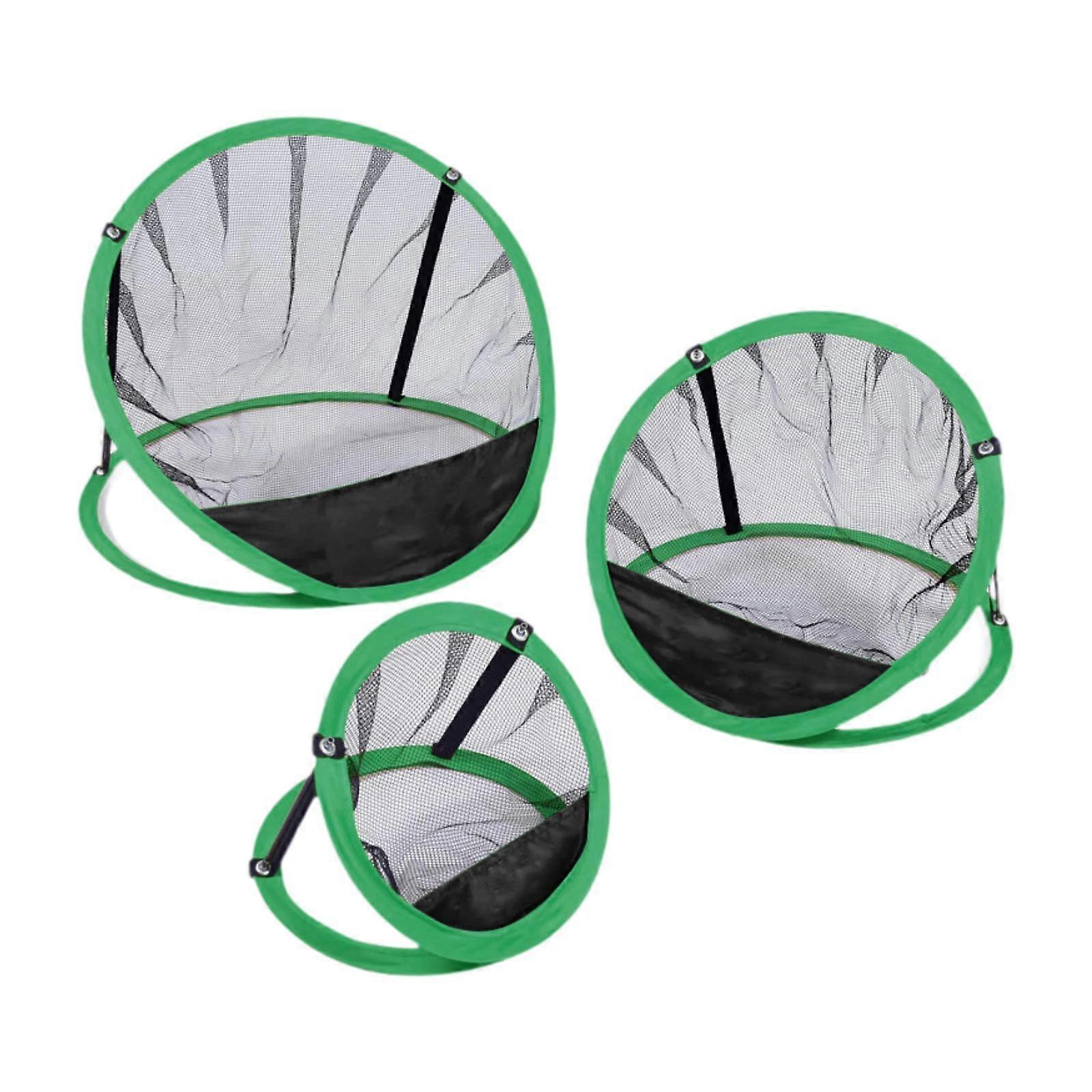 3x Golf Chipping Net Robust Folding Golf Ziel Net für Hinterhof Praxis Grün