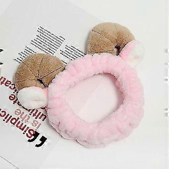 Women's Coral Fleece Cat Ear Headbands | Makeup Face Washing Hair Accessories