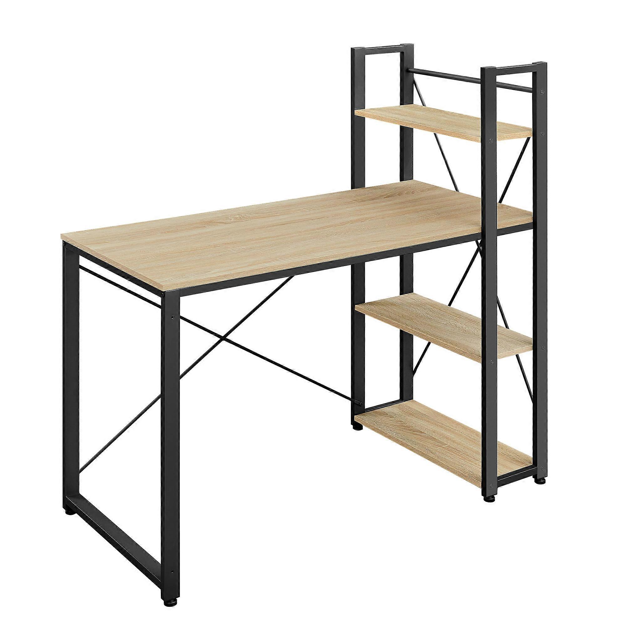 Computertisch - Sonoma - 3 Schubladen - stabil und langlebig