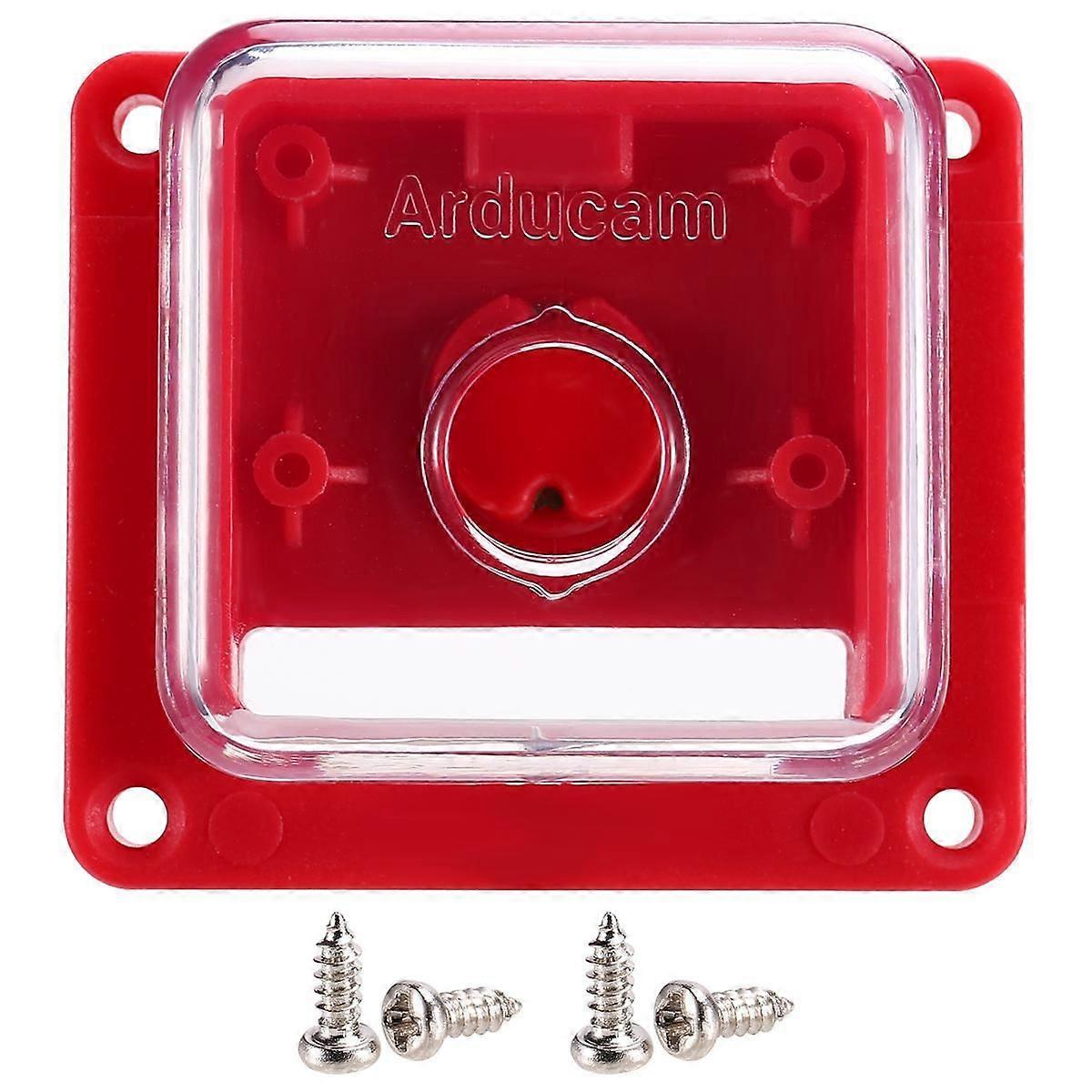 For RPi Camera Module Case for RPi Camera V1/V2 16MP/64MP IMX219 Camera Board Housing Case Red