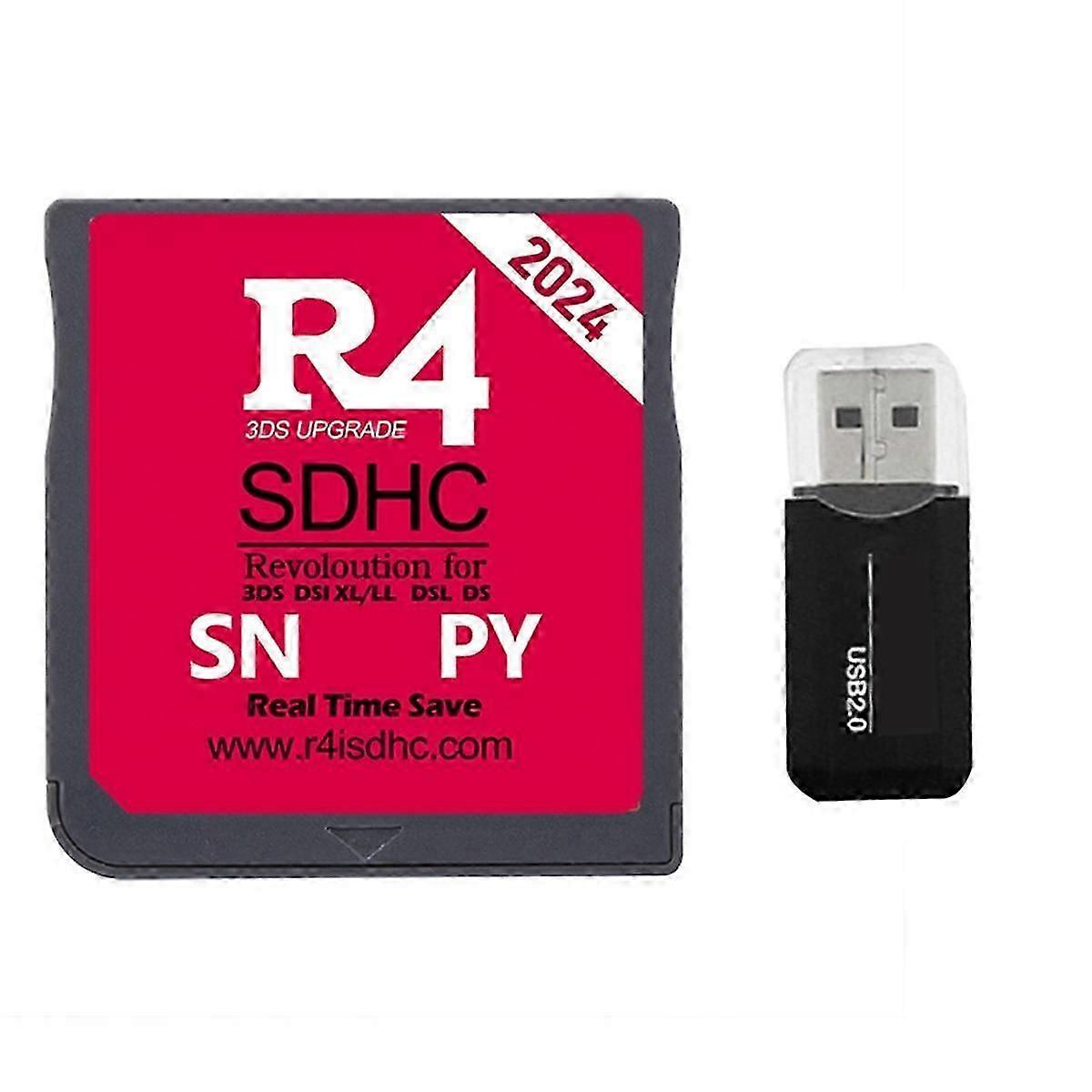 2024 R4 Card R4 Sdhc Adapter Flash Card For Dsl Xl/ll Secure Digital Memory Card Burning Card B