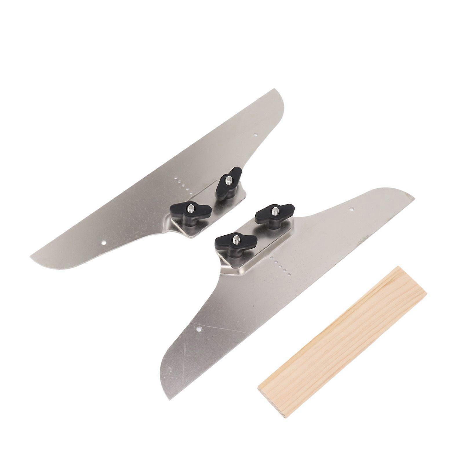 Stair Tread Template Tool Measuring Tool Stair Tread Template Set for Stairs Risers Partitions