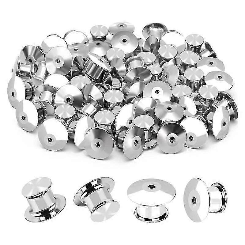 100PCS Locking Pin Back Locking Pin Retainer Buckle, Used for Locking the Back of Metal Pin of Broo