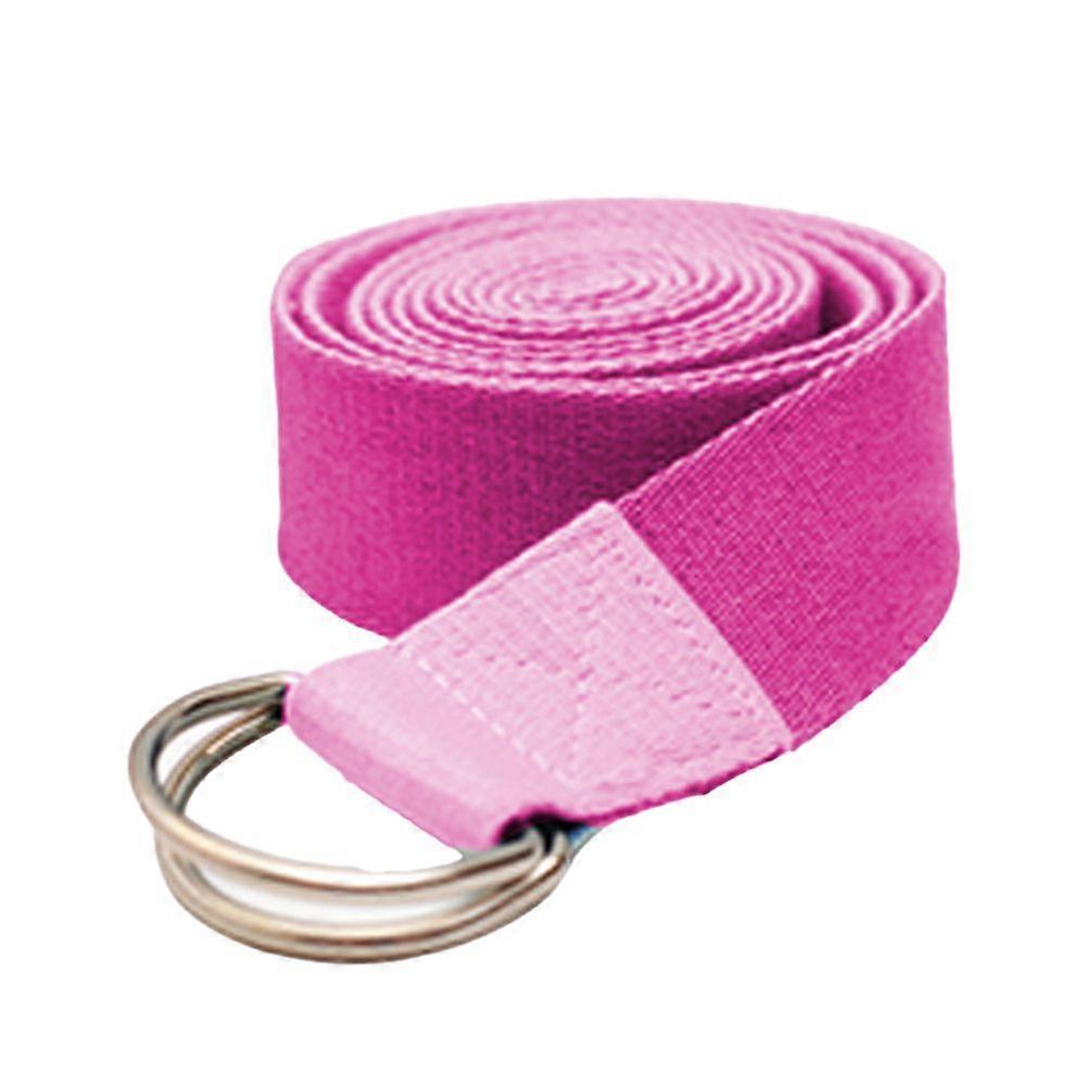 Pasek do jogi z regulowaną klamrą D-Ring - do codziennego rozciągania, jogi, pilatesu, fitness