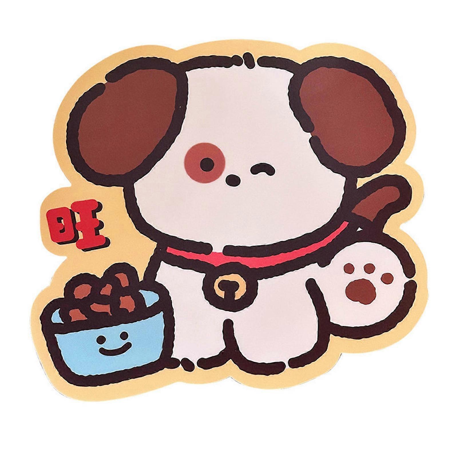 Cute Dog Mouse Pad Nonslip Precise Control Smoothly Surfaces Waterproof Mouse Mat for Gaming Work