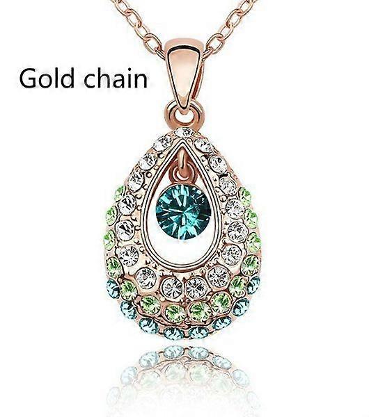 Collar Colgante De Moda Para Mujer [Azul]