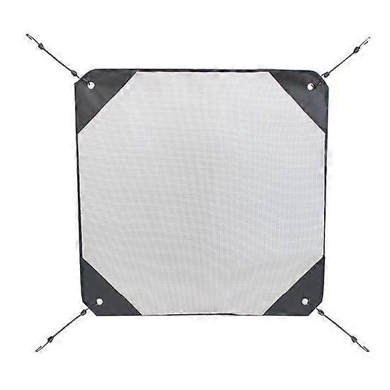 Air Conditioner Cover with Hooks Set Windproof Design Breathable Universal Simple Installation