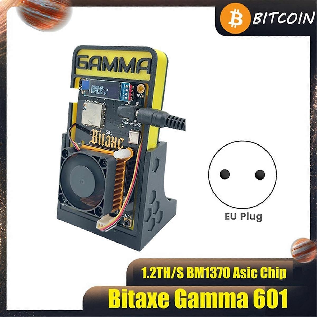 Gamma 601 Solo Miner 1.2TH/S BM1370 Asic Chip Bitcoin BTC Miner 18-22W de la Antminer S21 Pro cu suport EU PLUG