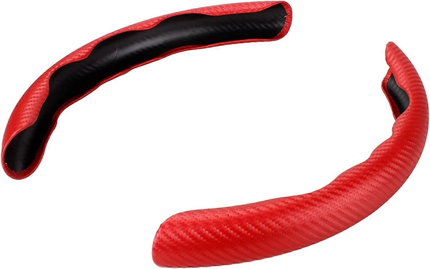 Non-Slip Steering Wheel Cover Set, 2-Piece Universal Fit, Durable Material, Enhanced Grip for All Weather Use