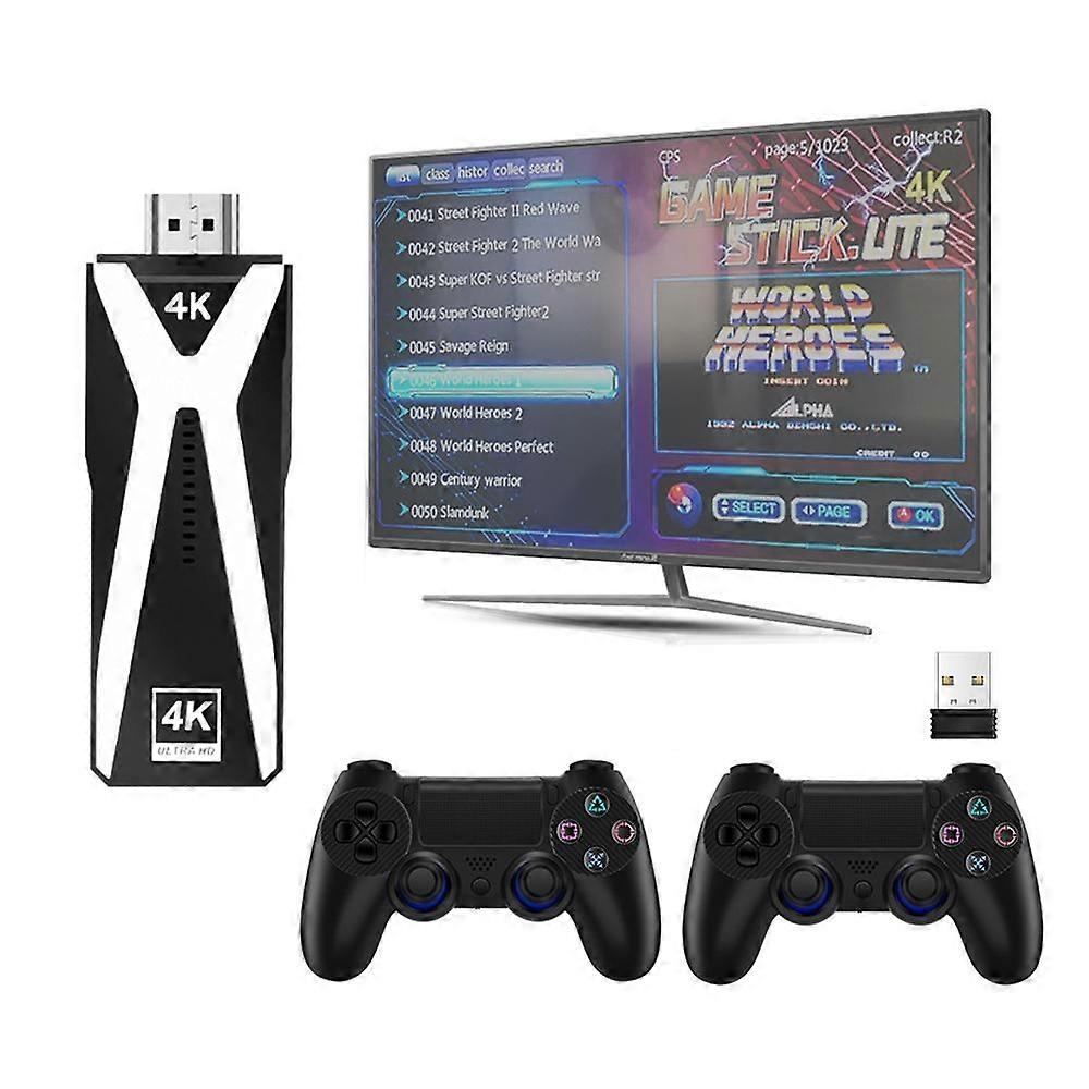 4K Game TV Stick with Gamepads 128GB Basic