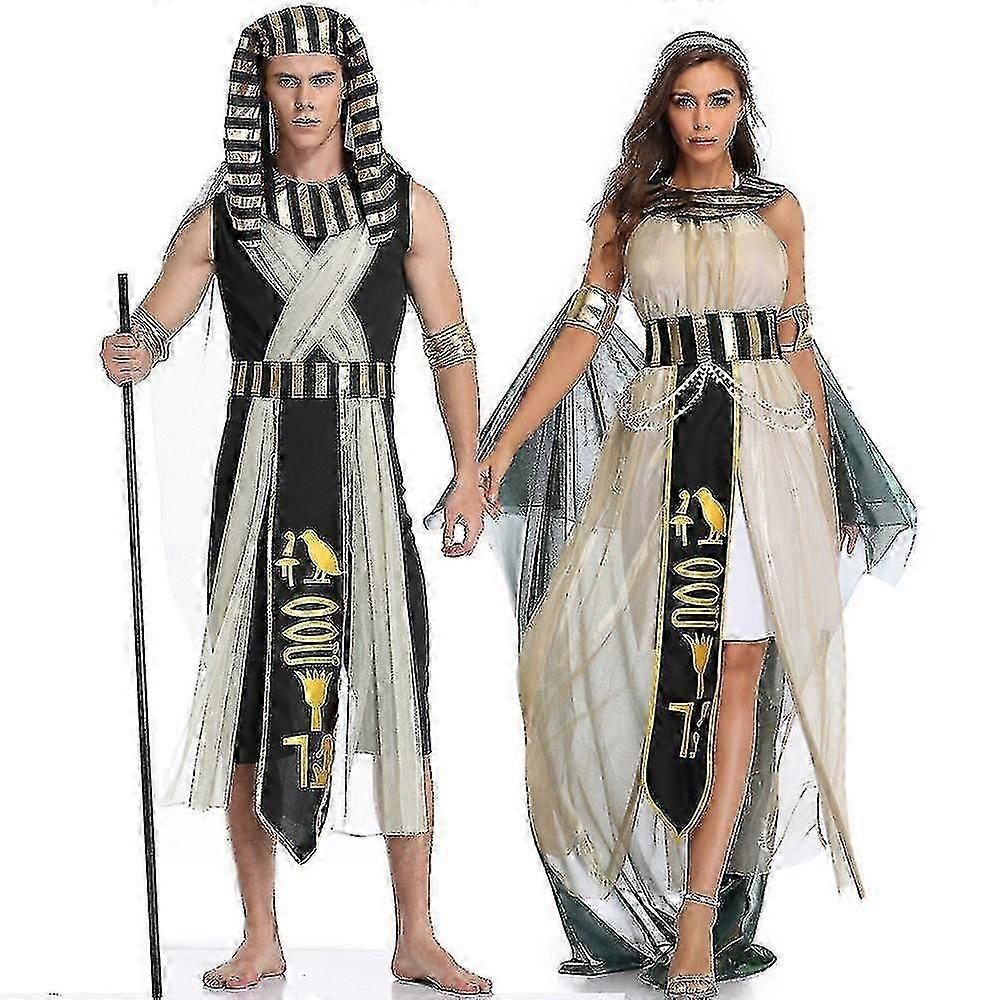 古代エジプト エジプト ファラオ王 皇后 クレオパトラ 女王 コスプレ 男性用 女性 ハロウィン カーニバル パーティー 衣装