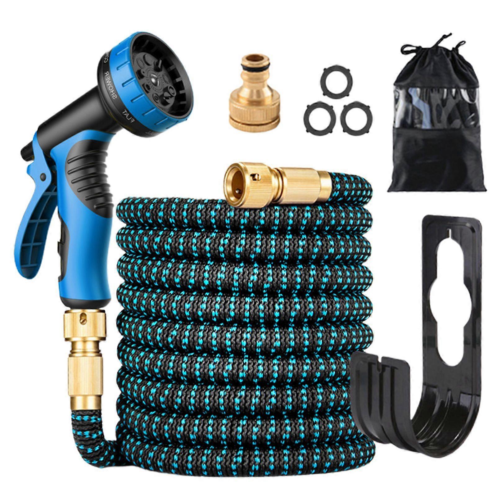 Garden Hose Expandable Water Hose with Spray Nozzle Lightweight Flexible Garden Hose for Watering Cleaning