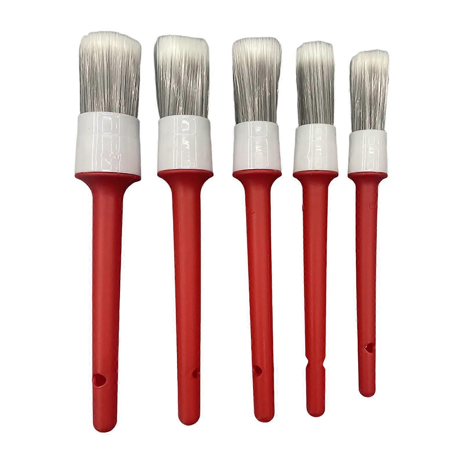 5 Pieces Automotive Detail Brushes Multipurpose for Keyboard Accessory