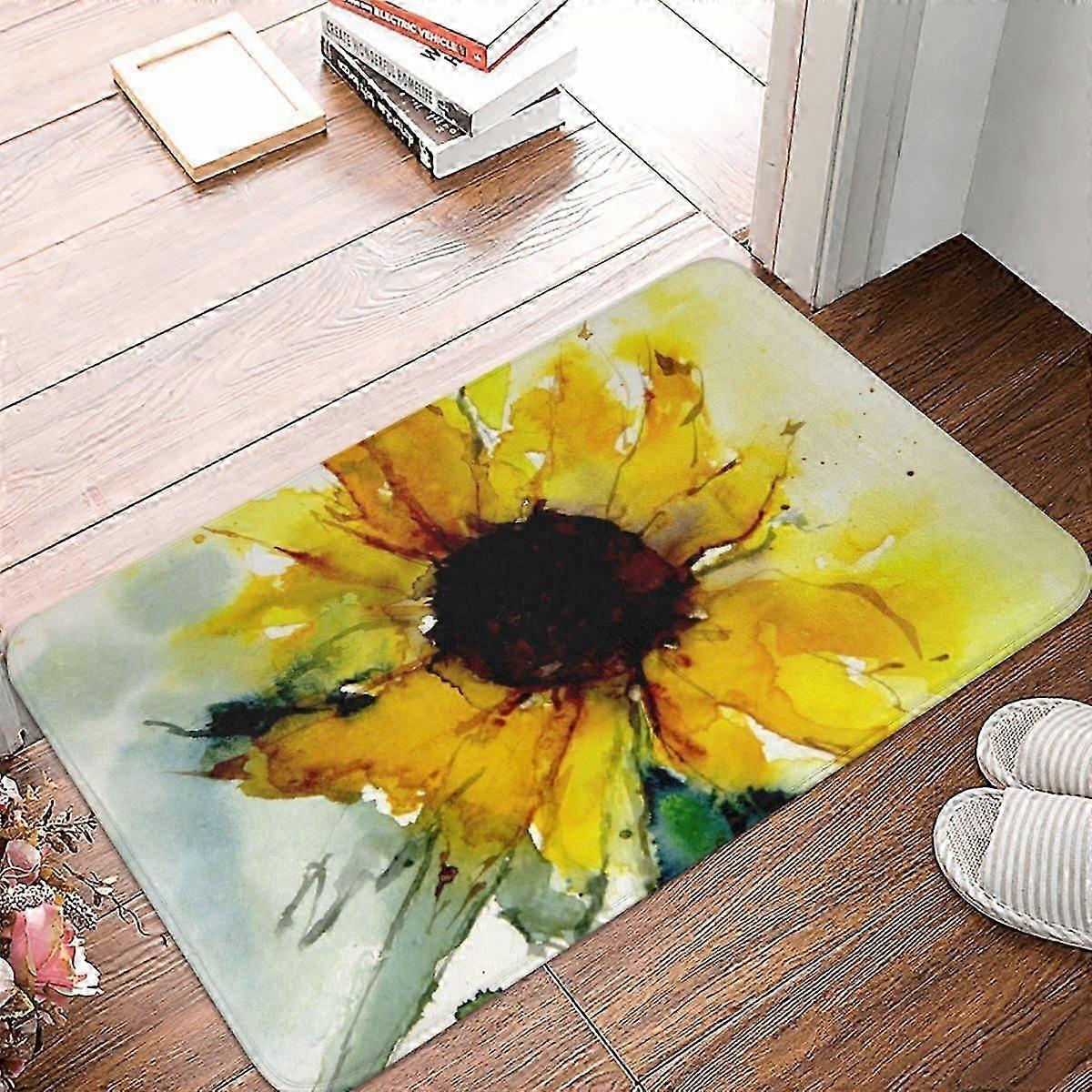 عباد الشمس ممسحة السجاد حصيرة سجادة البوليستر غير قابلة للانزلاق الطابق ديكور حمام حمام مطبخ غرفة المعيشة 40x60