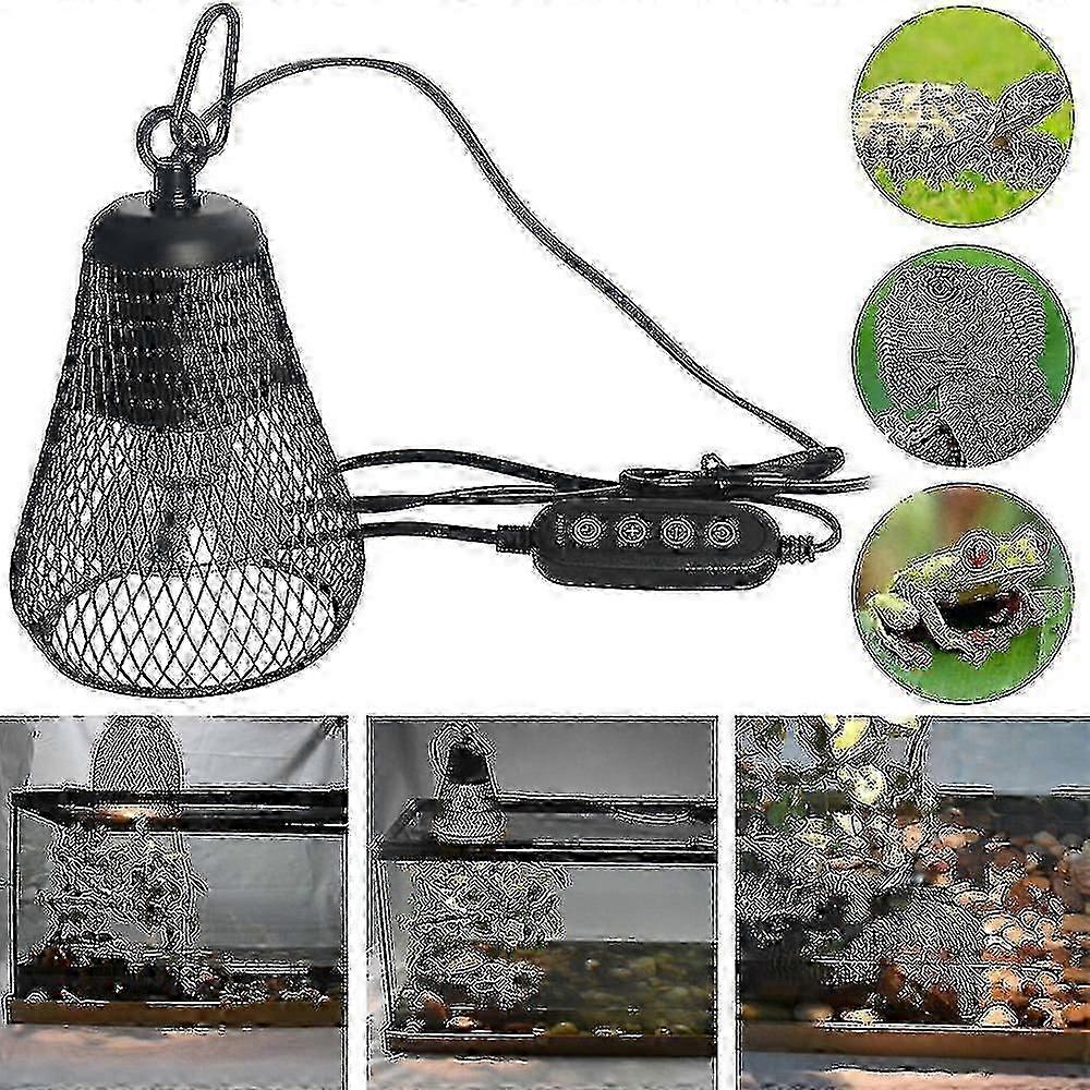 UVA UVB Reptile Heat Lamp with Dimmable Feature for Tortoise, Lizards, Snake
