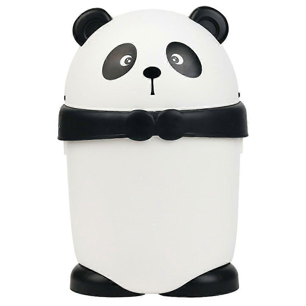 Cute Cartoon Panda Mini Trash Bin Container