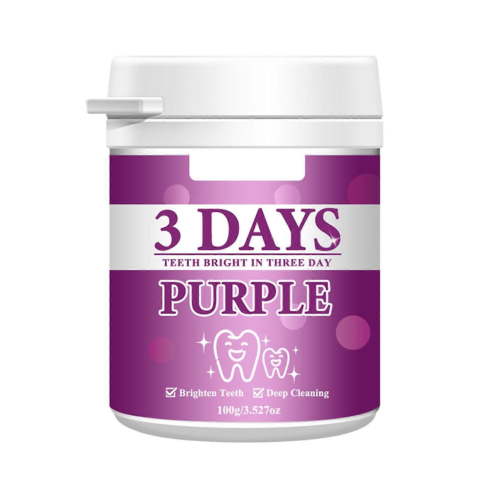 パープルホワイトニング歯磨き粉は、歯の健康を優しくクレンジングして保護しますさわやかな息のホワイトニング歯PU2243