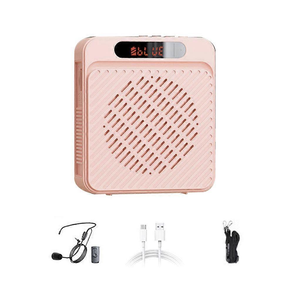 Voice Amplifier 18W 2200mAh, Multifunctional Personal Speaker with Microphone & Display for Teachers, Speeches, More B