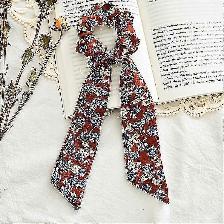 Rose Pferdeschwanz Streamer Haar-Accessoire geeignet für Mädchen oder Damen