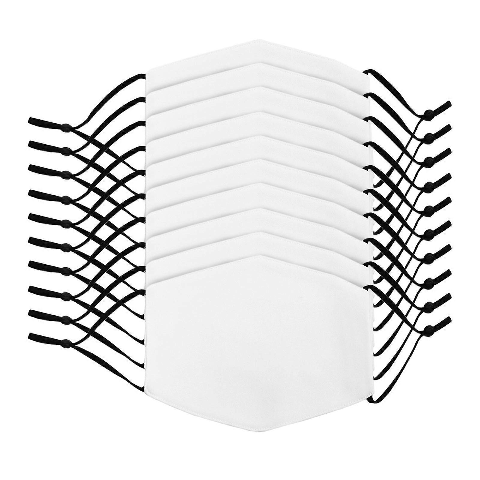 Face Masks Sublimation Blank / 10 Pack Of Small Childrens Facemasks / 5 Layer Filter Custom Heat