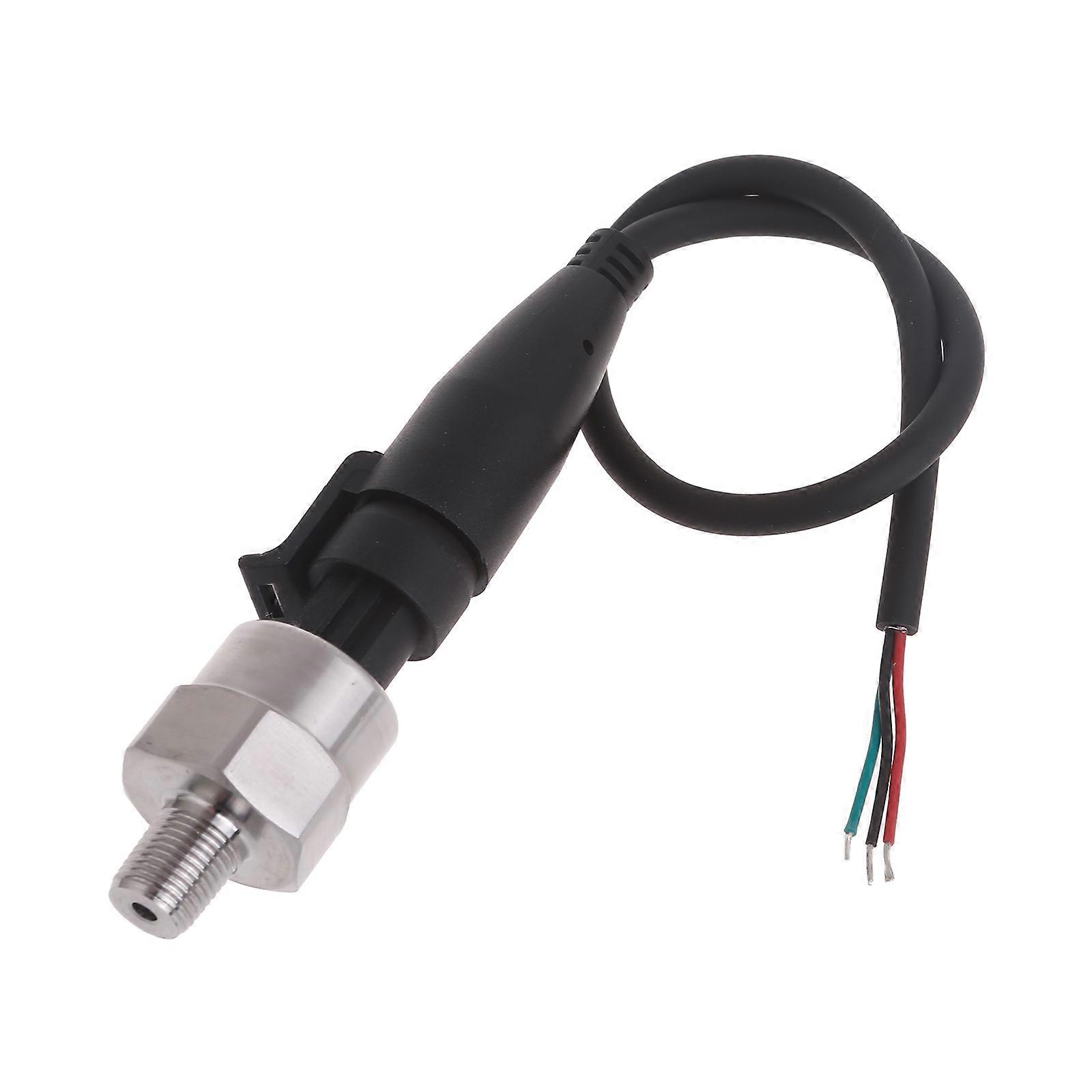 Easy to Install Pressure Sensor Transducer Transmitter Sender for Water Oil Pressure Testing Plumbing Hydraulic System