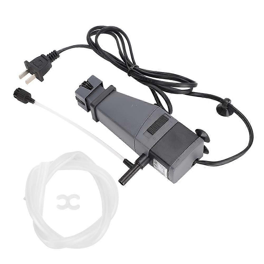 ABS Plastic Transparent Aquarium Oil Film Processor Fish Tanks Water Plants Built-in Increasing Oxygen Pump Filter