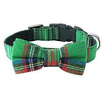 Coleira de Pet Festiva, Coleira de Cachorro de Natal de Design Único, Fivela de Metal Para Durabilidade, Lã Macia e Nylon Proporcionam Calor, Coleira de Cachorro Ajustável Com