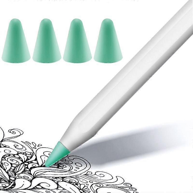 4 PCS Non-slip Mute Nib Cover for Apple Pencil 1 / 2