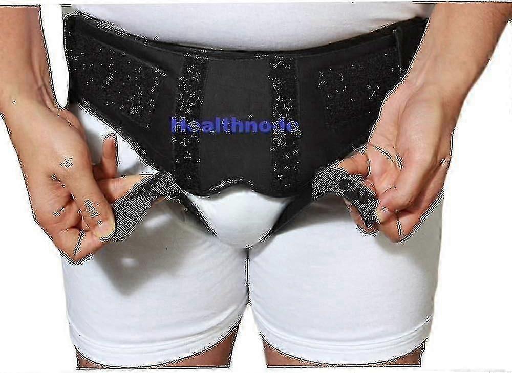 حزام الفتق الأربي للرجال بعد الجراحة فتق تخفيف الآلام تروس دعامة مزدوجة / واحدة الأربية -GT