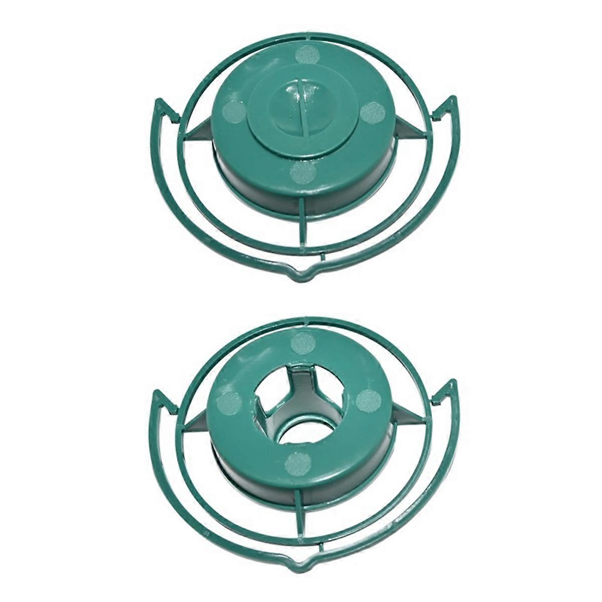 Outdoor Bird Feeder Automatic Hanging Plastic Feed Bowl 2PCS