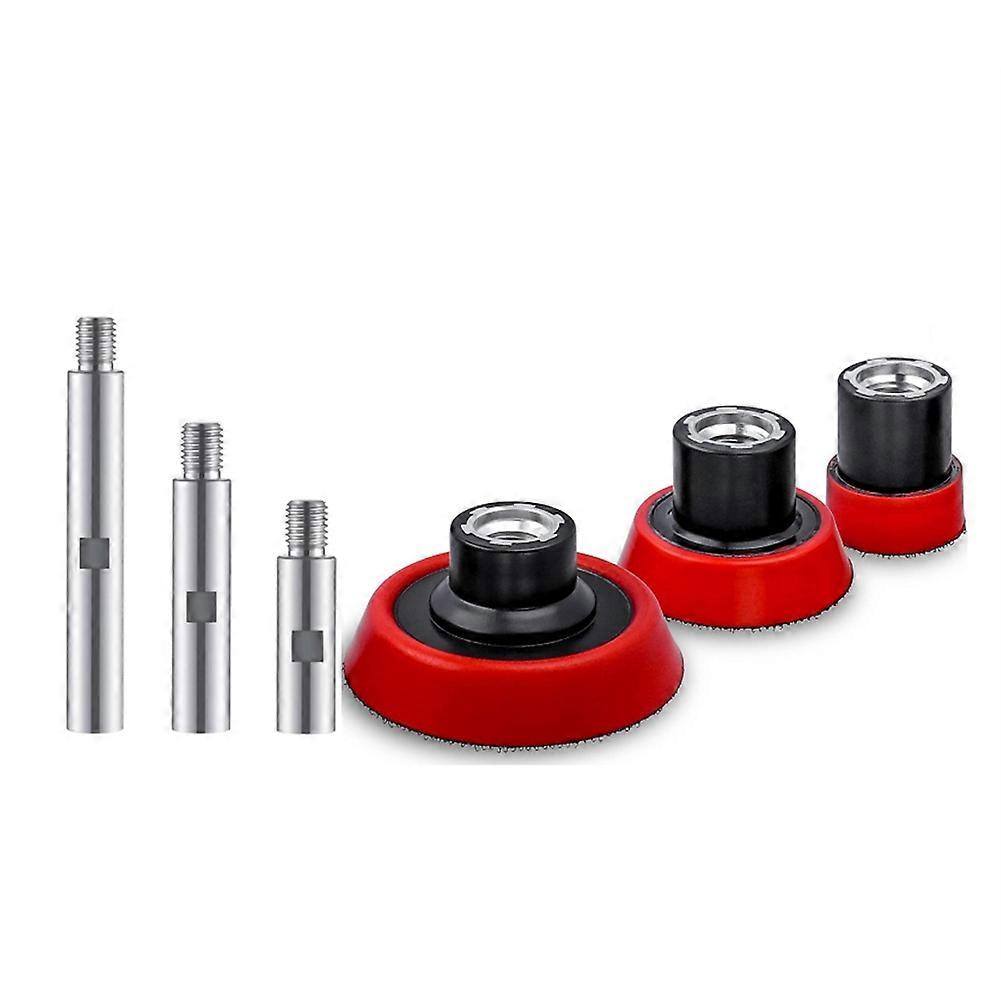 6Pcs M14 Angle Grinder Extension Rod Set Parts for Rotary Polisher