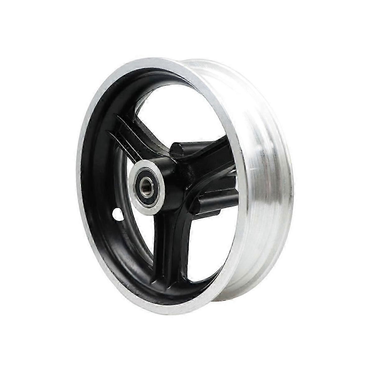 Roda dianteira de 10 polegadas Acessórios de cubo de roda de scooter elétrico compatíveis com roda de liga de alumínio triangular dianteiro