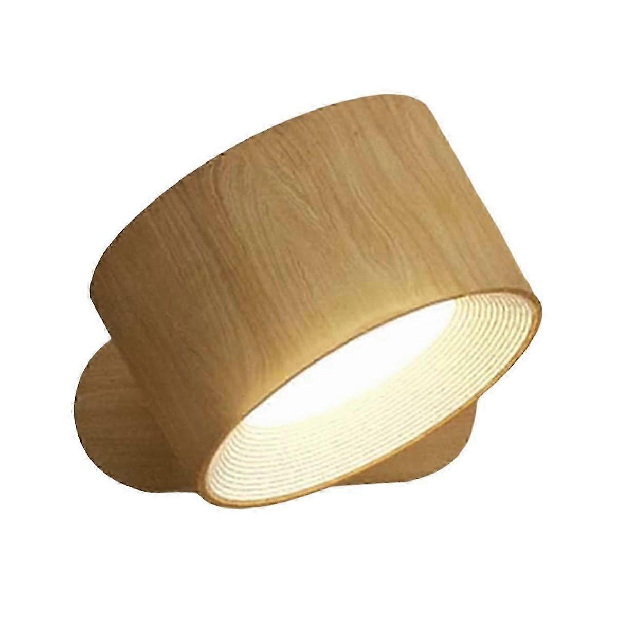 360 Degree Rotating Wall Lamp LED Bedside Reading Book Lamp Rechargeable Portable Touch Adjustable