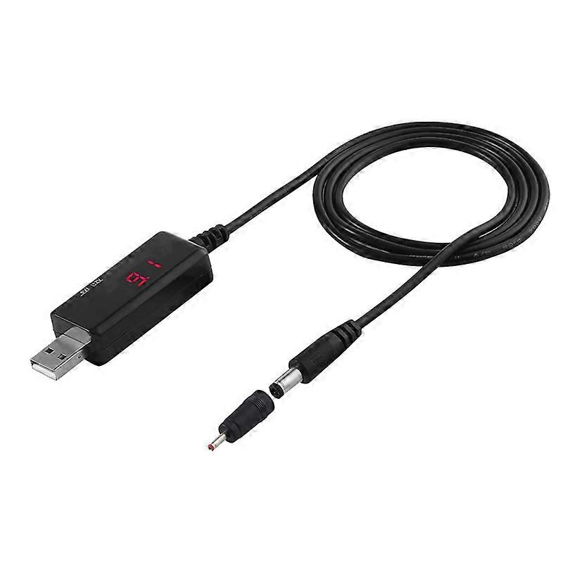 USB DC 5V to 9V 12V Power Cable for Route Charge WIFI Adapter