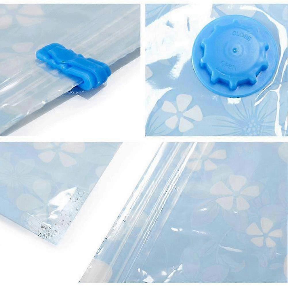 11pcs Vacuum Storage Bag Reusable Hand Pump Compressed Clothes Pillow Organizer