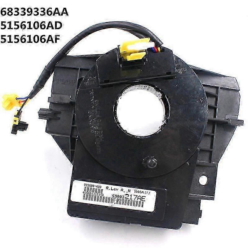 thumbnail image 2 of Clockspring With Angle Sensor – Replacement For Chrysler Jeep Dodge, OEM 5156106AF Style 2 of 2