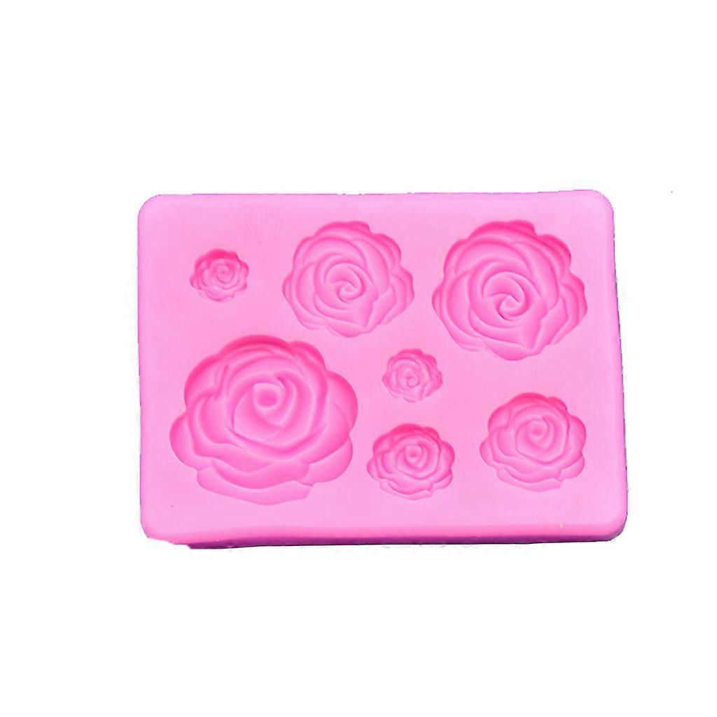 Rose Flower Fondant Tools Chocolate Practical