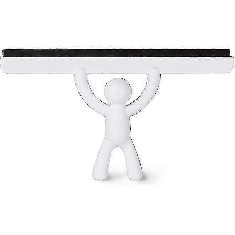 Shower squeegee, white color, size 25.5X14.5cm