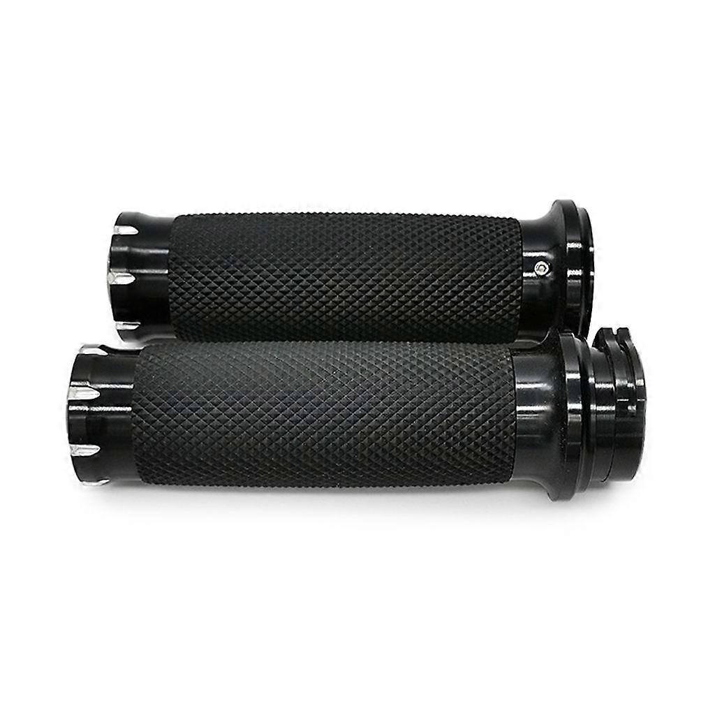 Upgraded Hand Grip Set Durable Metal Handlebar Grips Motorcycle Modification