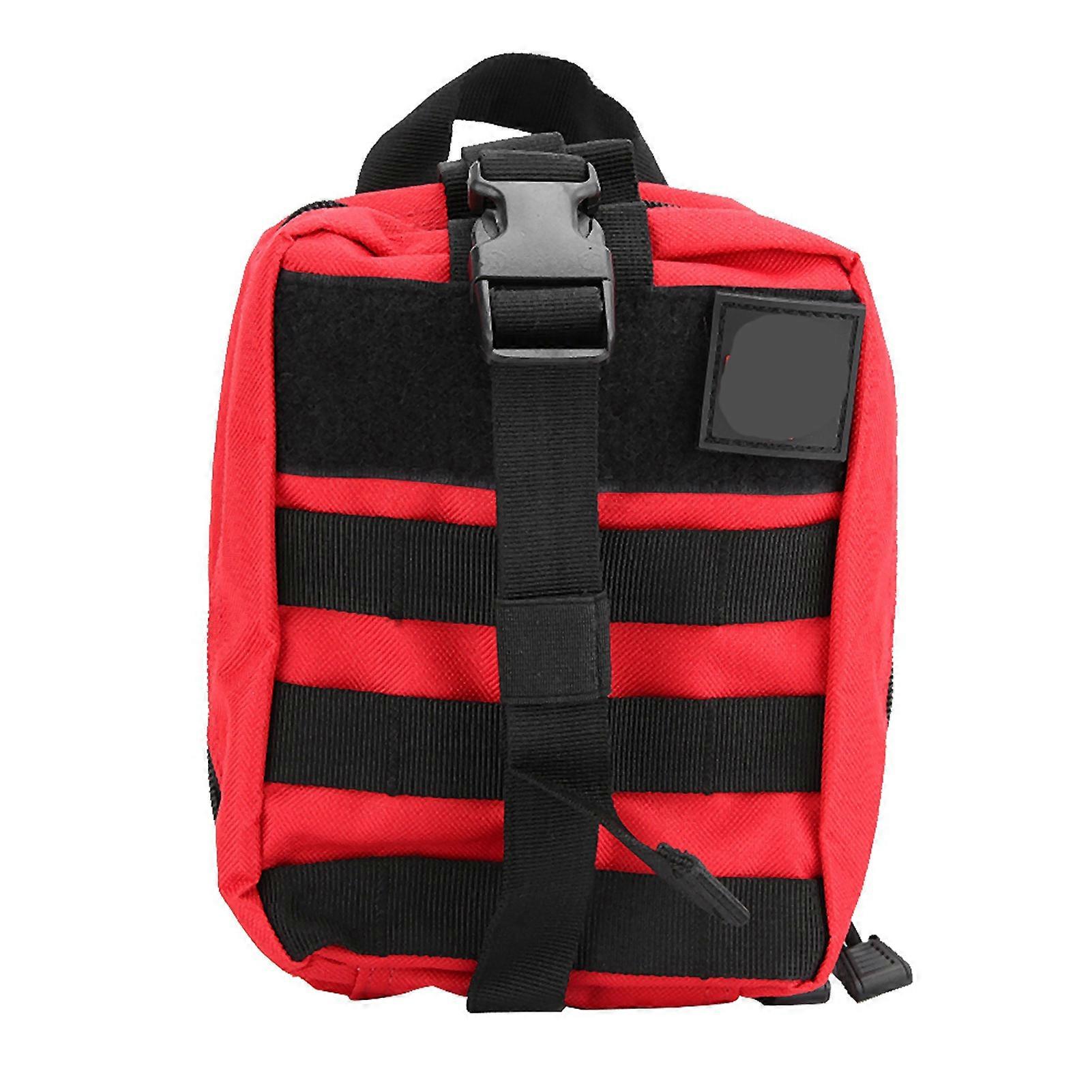 Military First Aid Kit - 900D Nylon, MOLLE Compatible, Waterproof, Versatile Storage