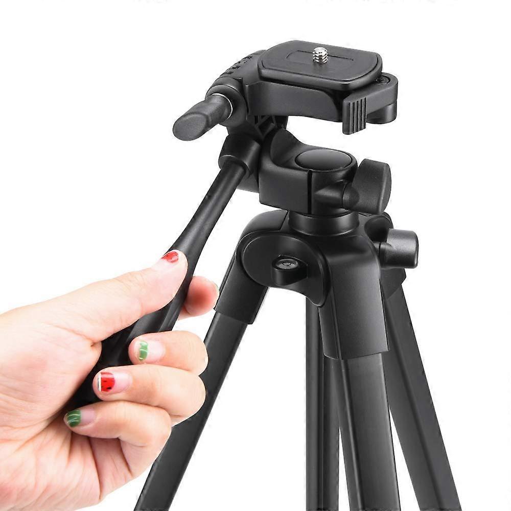 Camera Mini Tripod with Flexible Legs, Travel Aluminum Monopod for Professional DSLR and DV Camcorders, Smartphone Compatible