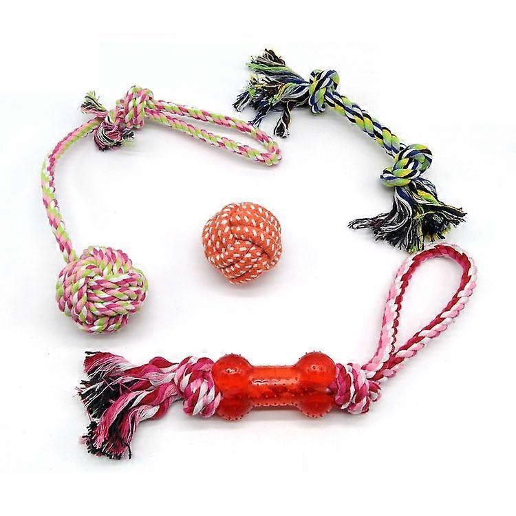 Pet Knot Chewing Toy Combination Set