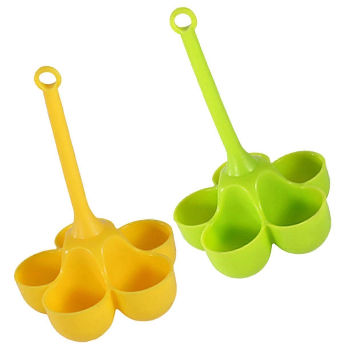 2pcs Silicone Egg Tray Poached Egg Holder Egg Poacher Cups Egg Cooker