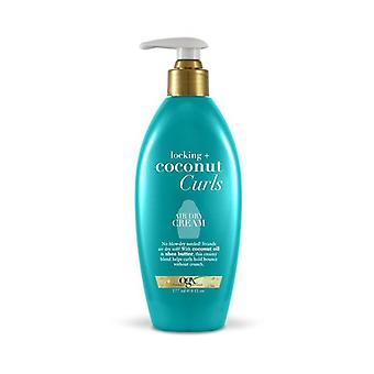 Ogx Locking + Coconut Curls Air Dry Cream, 6 Oz