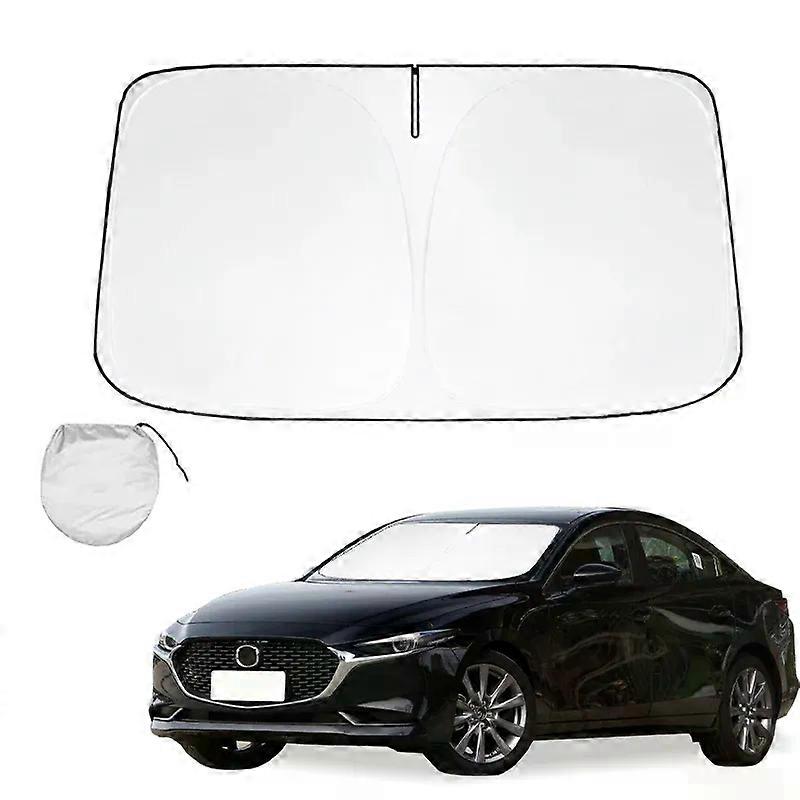 עבור מאזדה 3 BK BL BJ BN 323 Axela שמשה קדמית שמשיה שמש מגן שמש מגן בלוקים מתקפלים קרני UV לשמור על קריר המכונית