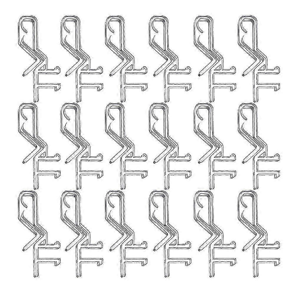 Clipes de saia de 2,1 polegadas, clipes de retenção de saia de plástico transparente para persianas horizontais