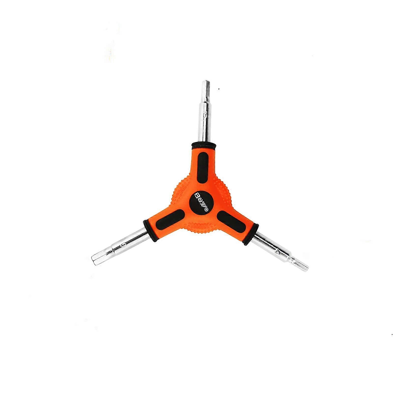4mm 5mm 6mm 3-Way Bike Hex Key Set, Internal Hex Key Combination Repair Tools, Allen Wrench for Bicycle Maintenance