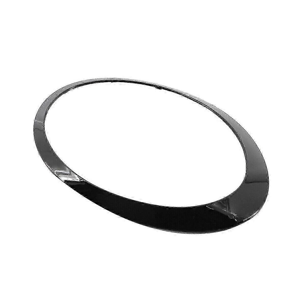 1Pair Gloss Black Headlight Trim Ring Decor for 2014-2019 MINI Cooper S ...